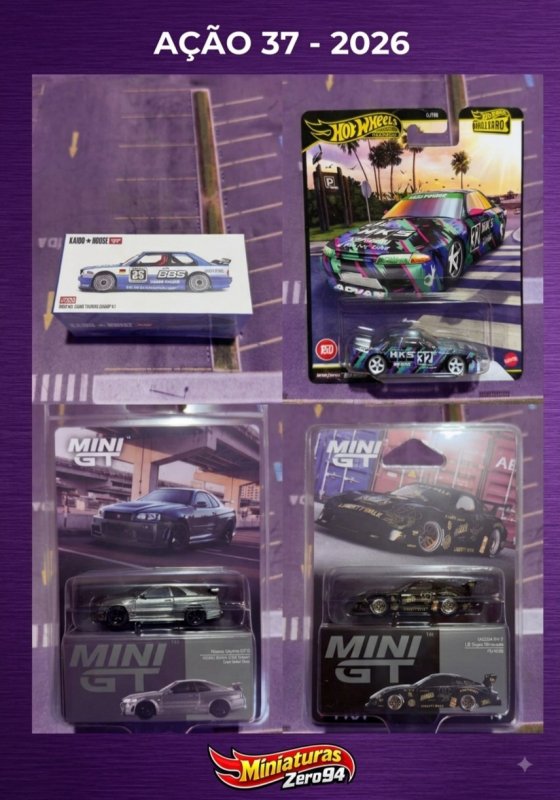 AÇÃO 37 - (2026) - Miniaturas Zero94
